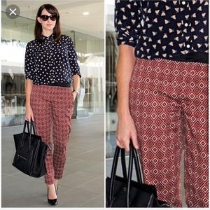 Zara Geometric print trouser